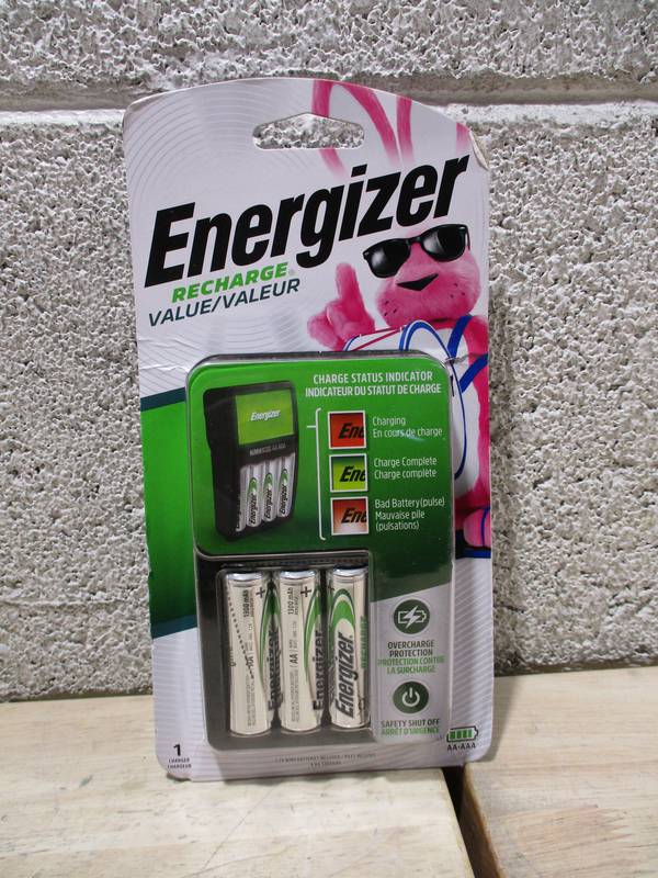 Energizer Recharge Value Charger For Nimh Rechargeable Aa And Aaa