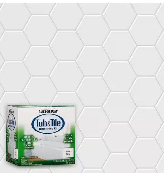 Rust-Oleum Speciality 1 qt. Gloss White Tub and Tile Refinishing