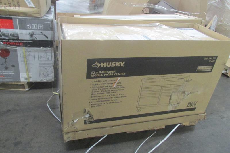 Husky 52 In W 9 Drawer Mobile Workbench Model Model 75809ahr