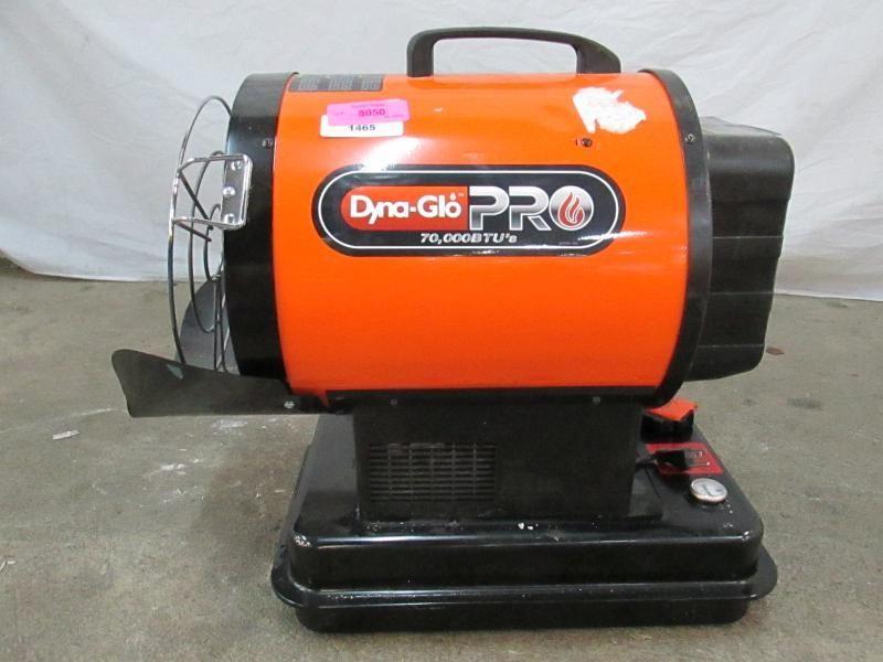 DYNA-GLO PRO 70,000-BTU Portable Forced Air Heater Auction | Auction Nation