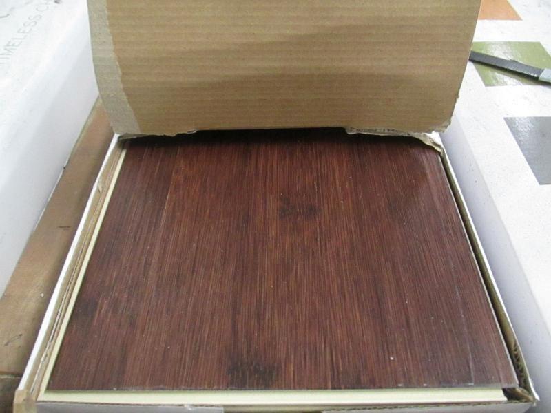 Pallet Of 59 Boxes Of Home Legend Wire Brushed Auburn Bamboo 7 1