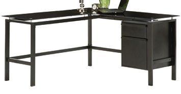 Realspace Black Finish Lake Point L Desk Mod 517 896 Auction