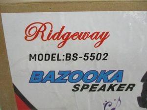 Ridgeway bazooka speaker cheap bs 5502