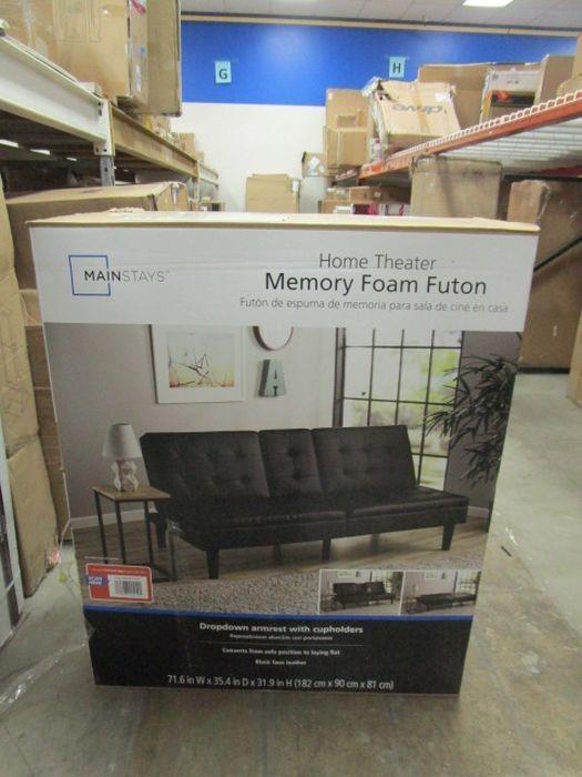 Home theater memory on sale foam futon