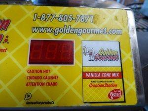 golden gourmet waffle cone maker