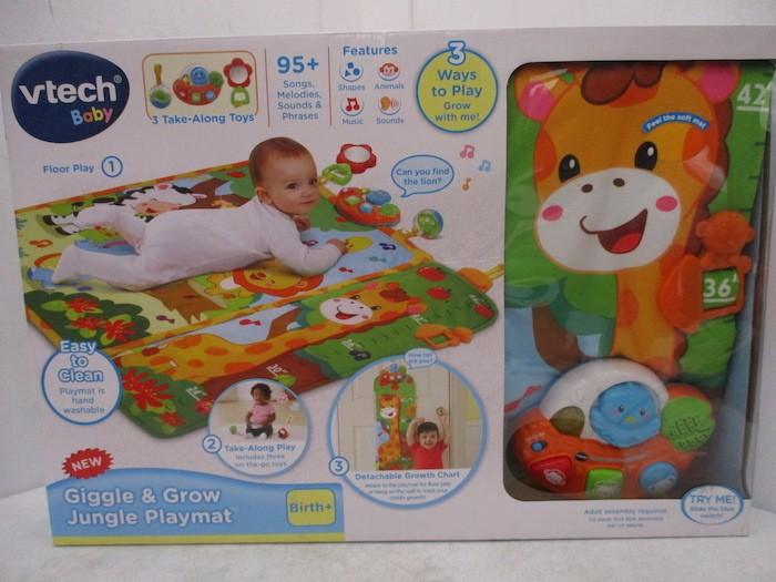 vtech baby giggle and grow jungle playmat