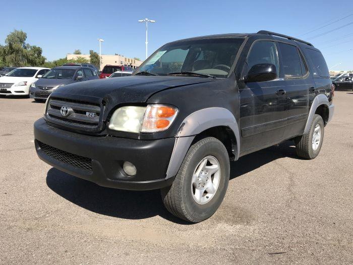 2002 Toyota Sequoia Sr5 4 Door Suv Vin 5tdbt44a02s125042 Auction