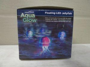 summer waves aqua glow floating led jellyfish