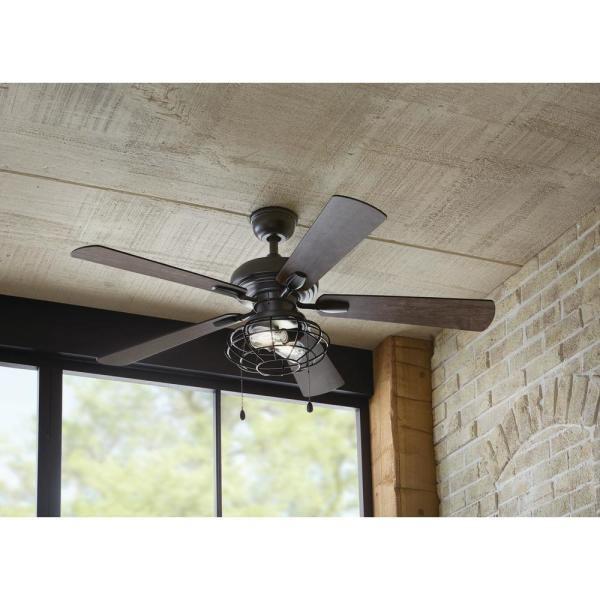 Home Decorators Collection Ellard 52 In Led Matte Black Indoor Ceiling Fan With Lights Est Retail 129 Upc 792145374718 B12