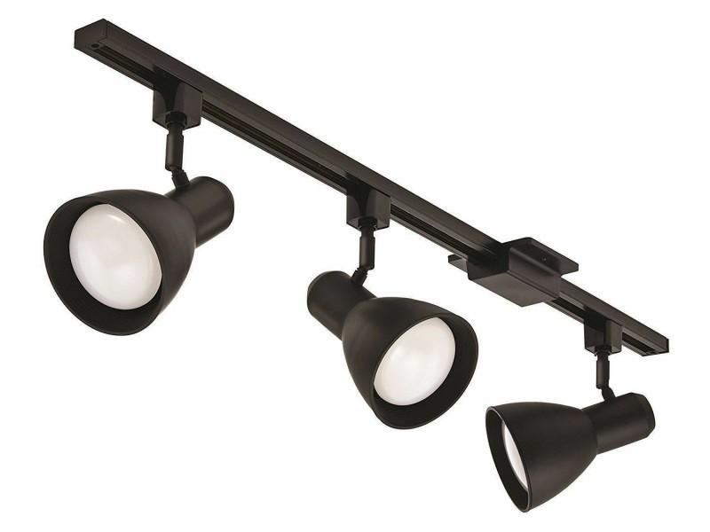 Lithonia Lighting Ltkstbf Br30 Led Dbl M4 Black Track Kit 3 Light