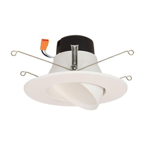 Halo La 5 In And 6 In White Integrated Led Recessed Ceiling