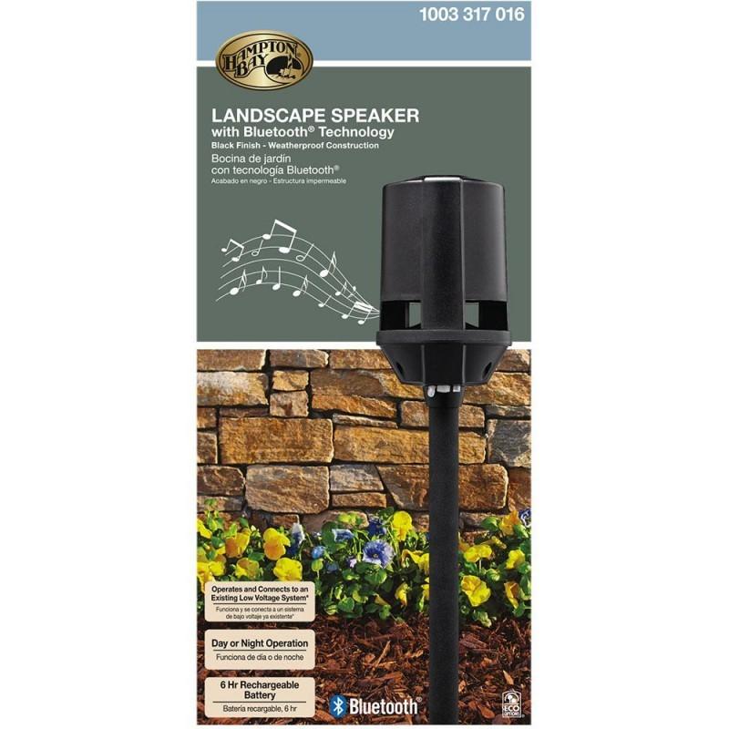 hampton bay bluetooth landscape speaker