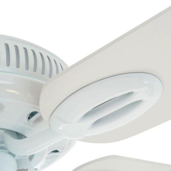 Hampton Bay Glendale 42 In Led Indoor White Ceiling Fan Upc