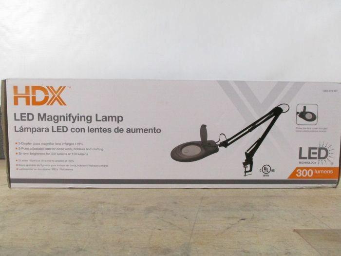 hdx led magnifying lamp