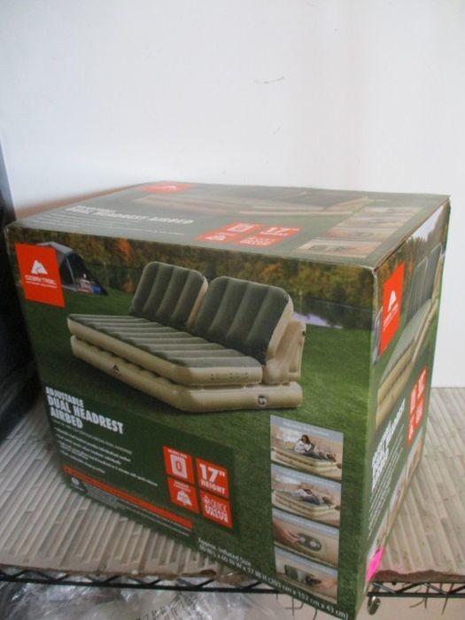 adjustable dual headrest airbed