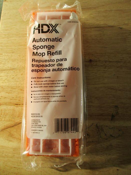 hdx sponge mop refills