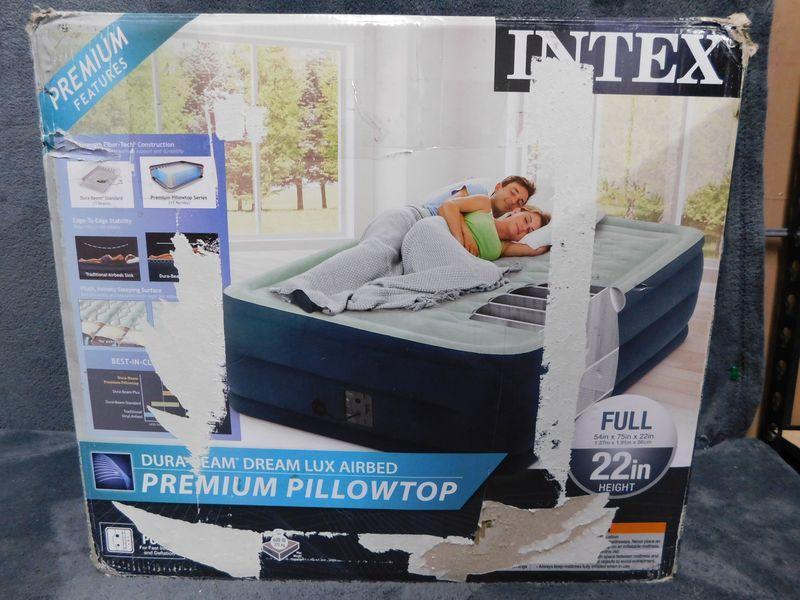 intex premium pillow top full